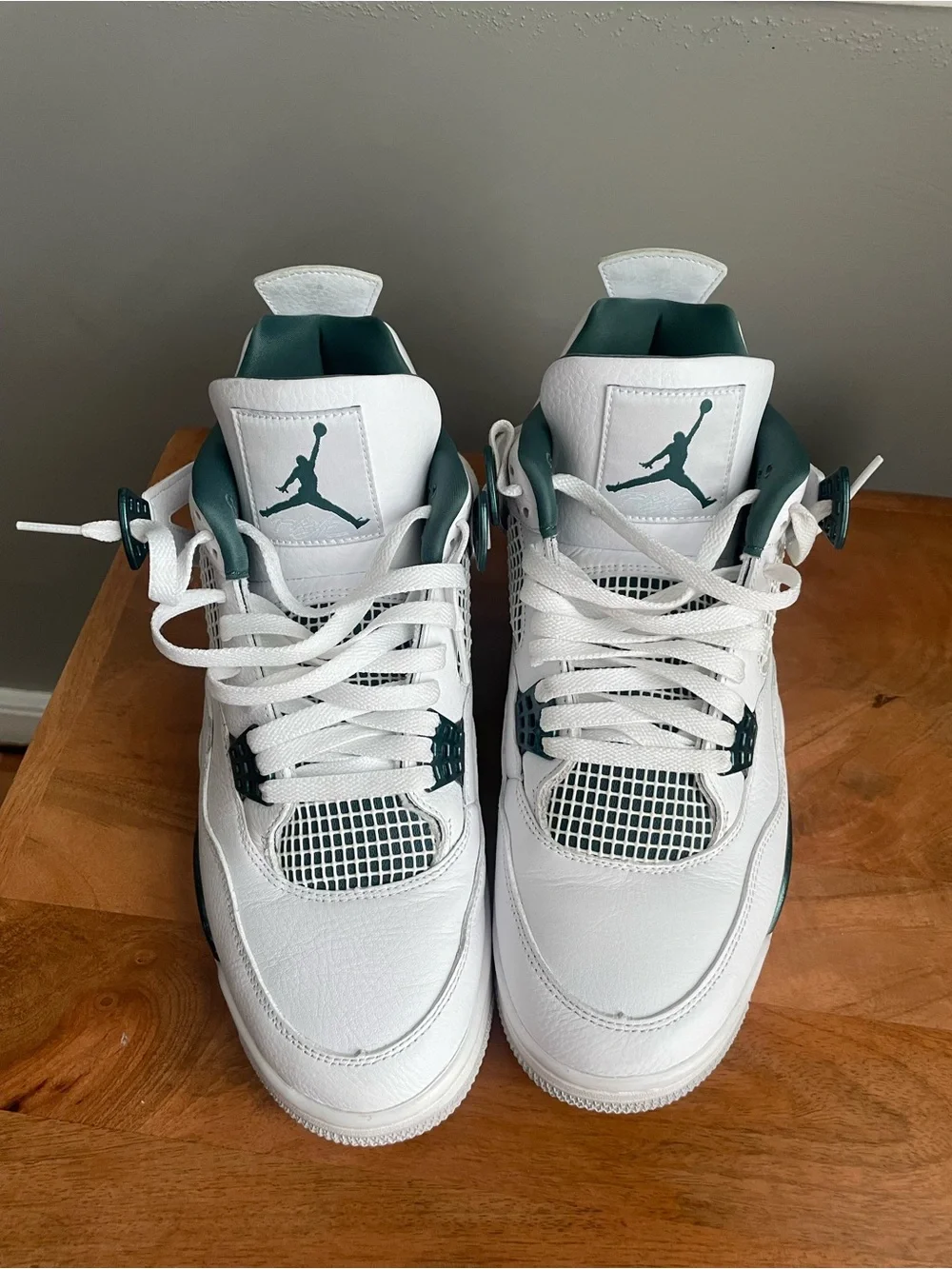 Air Jordan 4 Retro Oxidized Green White Men’s Size 12 FQ8138-103